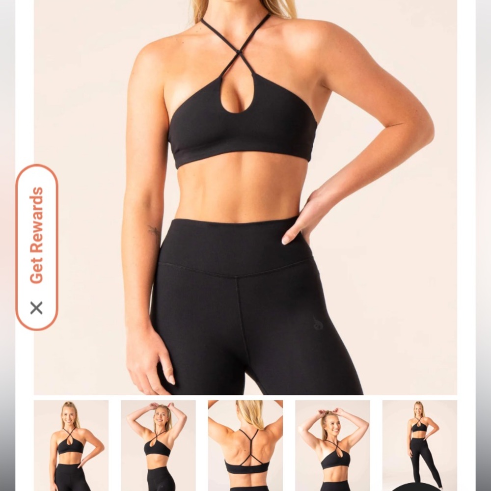 Ryderwear Black Sports Bra